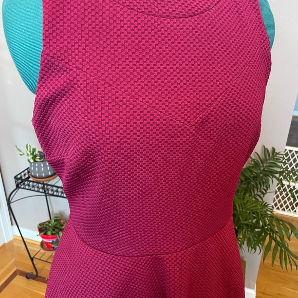 ASOS Sleeveless Raspberry Dress Midi - Picture 3 of 4